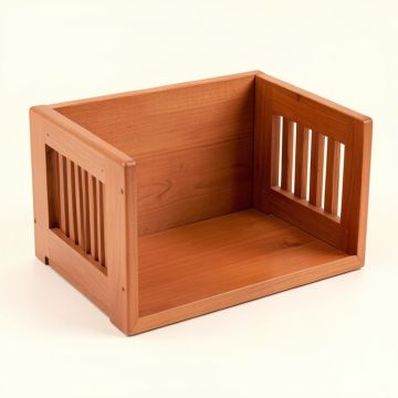 Summit Bridge Empty Furniture-Style Pet Crate - Terracotta (synthetic illustration; no displayed measurements)