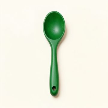 Stone Crest Cooking Spoon - Green (synthetic illustration; no displayed measurements)