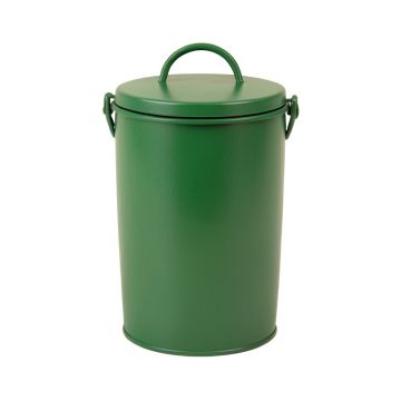 Moss Branch Storage Canister With Lid - Green