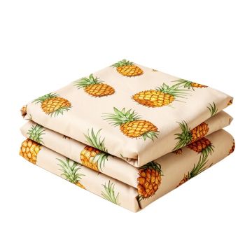 Pineapple Garland Floral 100 % Cotton Sheet Set