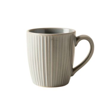 Olive Arc Ceramic Mug - Gray
