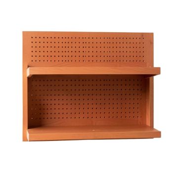 Fern Branch Empty Wall-Mounted Tool Organizer Panel - Terracotta