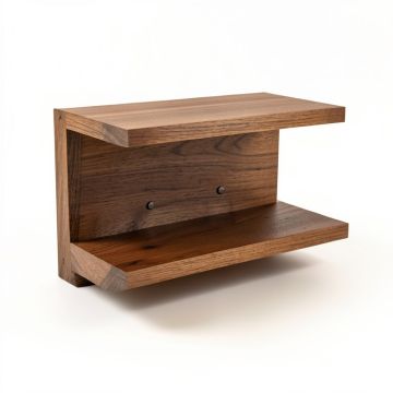 Gerika 3 Piece Solid Wood Bracket Shelf (synthetic illustration; no displayed measurements)