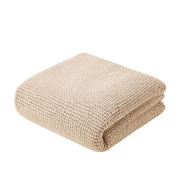 Goufes Textured Knitted Super Soft Blanket