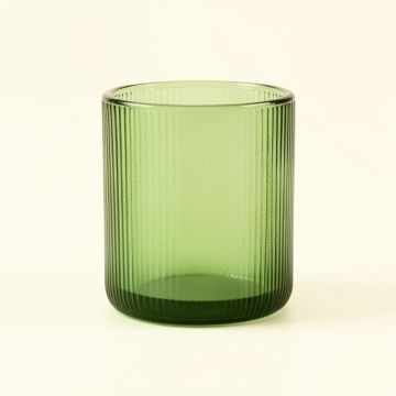 Dawn Crossing Empty Candle Holder - Green (synthetic illustration; no displayed measurements)
