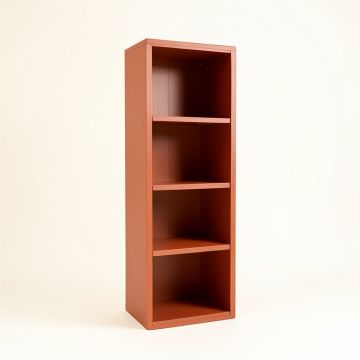 Spruce Bend Narrow Cubby Tower - Terracotta (synthetic illustration; no displayed measurements)