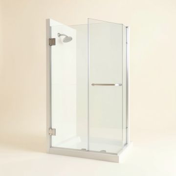 Levity 59.63 '' X 62 '' Bypass Bath Door With Cleancoat® Technology (synthetic illustration; no displayed measurements)