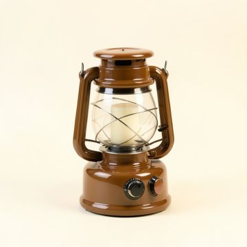 Retro Camper Ceramic Lantern (synthetic illustration; no displayed measurements)