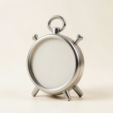Pet Rescue Poly Resin Clock With Thermometer (synthetic illustration; no displayed measurements)