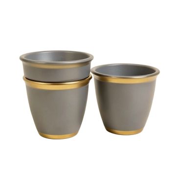 Resto 2-Piece Iron Pot Planter Set