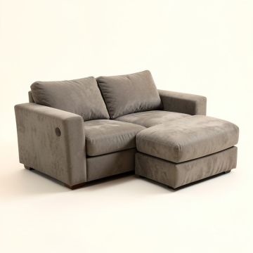 Abdul-Rafay 99 '' Wide Microfiber/Microsuede Right Hand Facing Sleeper Sofa & Chaise (synthetic illustration; no displayed measurements)
