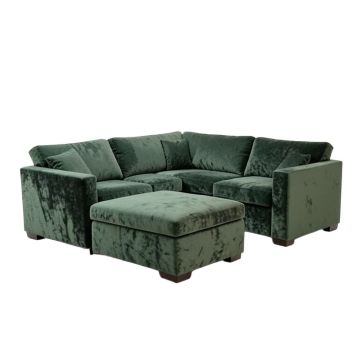 Milliner 138 '' Wide Chenille Right Hand Facing Modular Corner Sectional