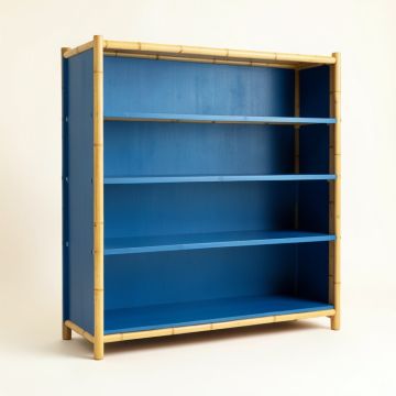 Oak Crossing Freestanding Bookcase - Blue (synthetic illustration; no displayed measurements)