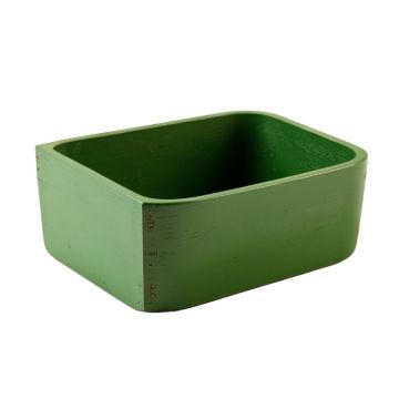 Wren Arc Empty Storage Basket - Green