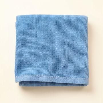 Dune Falls Bath Towel - Blue (synthetic illustration; no displayed measurements)
