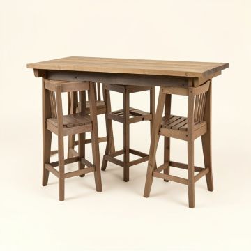 Potawatomi 5-Piece Bar Set (synthetic illustration; no displayed measurements)