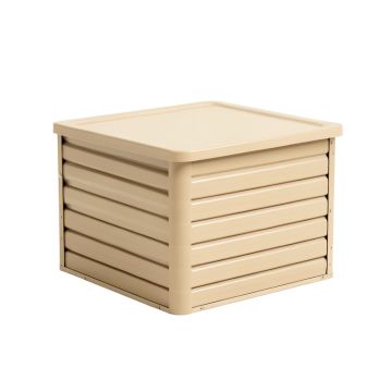 Birch Crest Closed Outdoor Storage Box - Beige