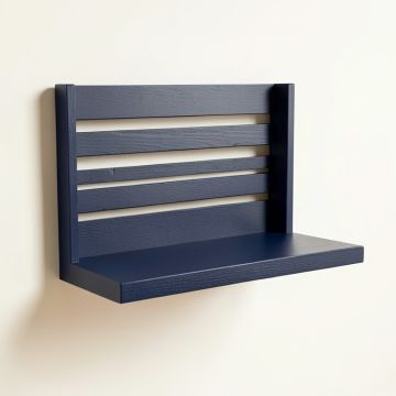 Dune Branch Wall-Mounted Entryway Organizer Shelf - Navy (synthetic illustration; no displayed measurements)