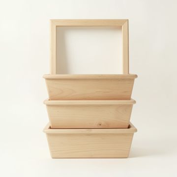 Bay Crest Empty Vertical Garden Frame - Beige (synthetic illustration; no displayed measurements)