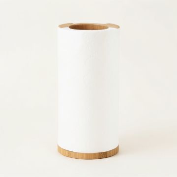 Bamboo Freestanding Toilet Paper Holder (synthetic illustration; no displayed measurements)