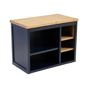 Spruce Branch Empty Countertop Canister Rack - Navy