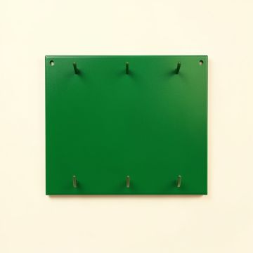 Alder Canyon Empty Wall-Mounted Tool Organizer Panel - Green (synthetic illustration; no displayed measurements)