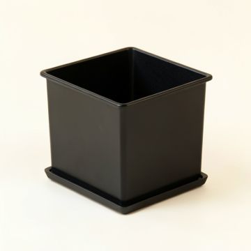 Sage Branch Empty Planter - Black (synthetic illustration; no displayed measurements)