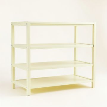 Sage Arc Empty Seed-Starting Shelving Unit Without Lights - Ivory (synthetic illustration; no displayed measurements)