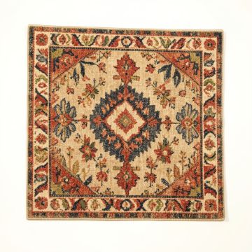 Bohemian Ikat Hand Knotted Wool Marengo Rug (synthetic illustration; no displayed measurements)
