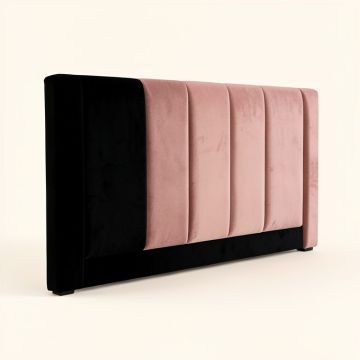 Caelab Velvet Upholstered Panel Headboard (synthetic illustration; no displayed measurements)