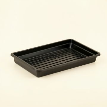 Hazel Branch Empty Under-Desk Cable Tray - Black (synthetic illustration; no displayed measurements)