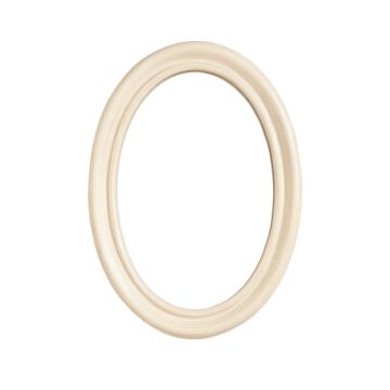 Hazel Bluff Framed Wall Mirror - Ivory