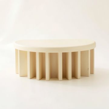 Alder Dale Shoe Storage Bench - Cream (synthetic illustration; no displayed measurements)
