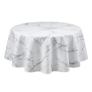 Ivy Bronx Indoor Outdoor Patio Round Fitted Vinyl Tablecloth