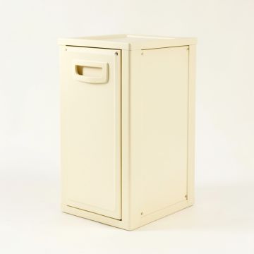 Hill Bluff Closed Outdoor Storage Box - Cream (synthetic illustration; no displayed measurements)