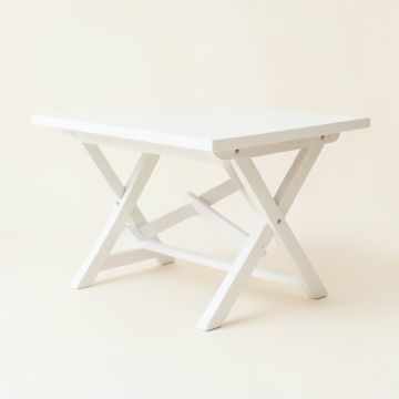 Reed Crest Patio Table - White (synthetic illustration; no displayed measurements)