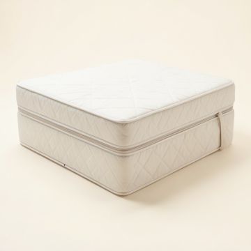 Soft Comfort Hypoallergenic Zippered Mattress Protector (synthetic illustration; no displayed measurements)