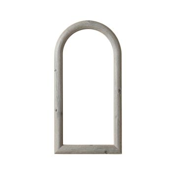 Aspen Branch Framed Wall Mirror - Gray