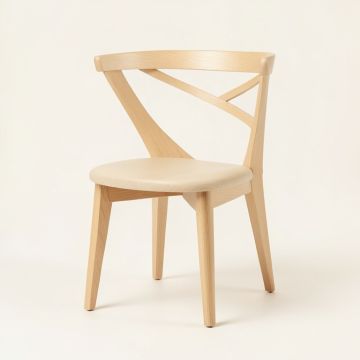 Stone Bridge Dining Chair - Beige (synthetic illustration; no displayed measurements)