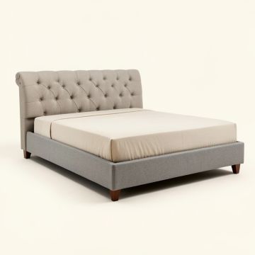 Leatham Queen Tufted Upholstered Low Profile Standard Bed (synthetic illustration; no displayed measurements)