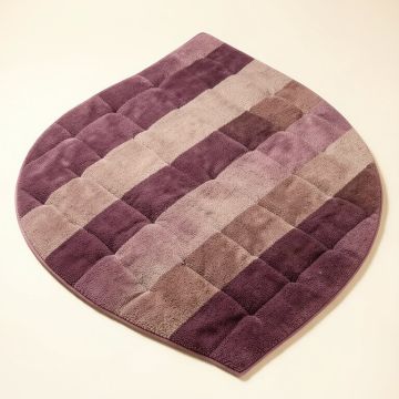 Chanler Striped Tufted Wool Plum Area Rug (synthetic illustration; no displayed measurements)