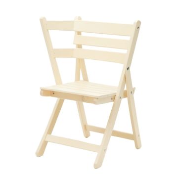 Sage Canyon Folding Outdoor Chair - Cream