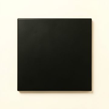 Pine Bridge Uninstalled Square Decorative Tile - Black (synthetic illustration; no displayed measurements)
