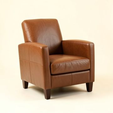 Ahupendra Faux Leather Arm Chair (synthetic illustration; no displayed measurements)