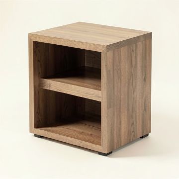 Wilfredo End Table With Storage (synthetic illustration; no displayed measurements)