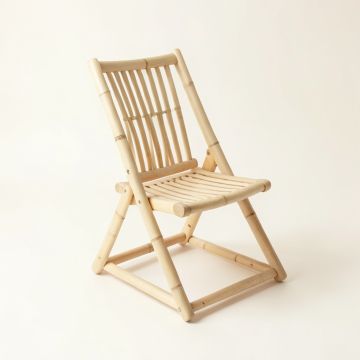 River Canyon Folding Outdoor Chair - Ivory (synthetic illustration; no displayed measurements)