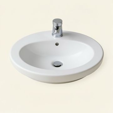 Oval Undermount Bathroom Sink (synthetic illustration; no displayed measurements)
