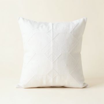 Brook Bend Filled Accent Pillow - White (synthetic illustration; no displayed measurements)