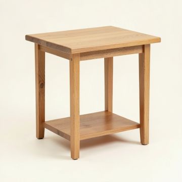 Klima Wooden End Table (synthetic illustration; no displayed measurements)