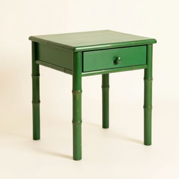 Slate Edge Side Table - Green (synthetic illustration; no displayed measurements)